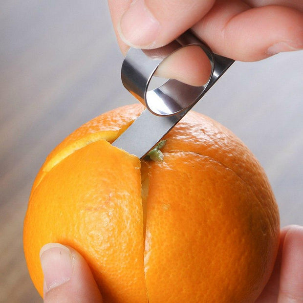 Stainless Steel Orange Peeler Lemon Citrus Fruit Peeler Skin Remover Orange Parer Peeling Fruit Tools Kitchen Accessories