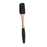 Silicone Wood Turner Soup Spoon Spatula Brush Scraper Pasta Server Gloves Egg Beater Black Kitchen Cooking Tools Kitchenware