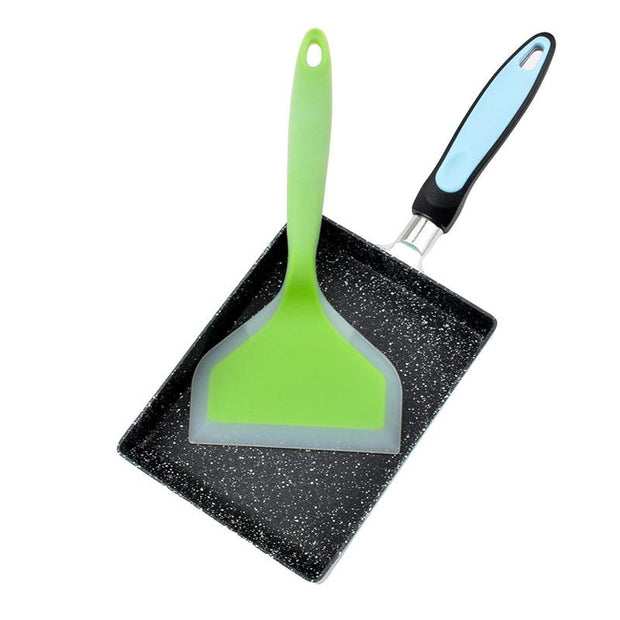 Silicone Spatulas Beef Meat Egg Kitchen Scraper Wide Pizza Shovel Non-stick Turners Food Lifters Home Cooking Utensils